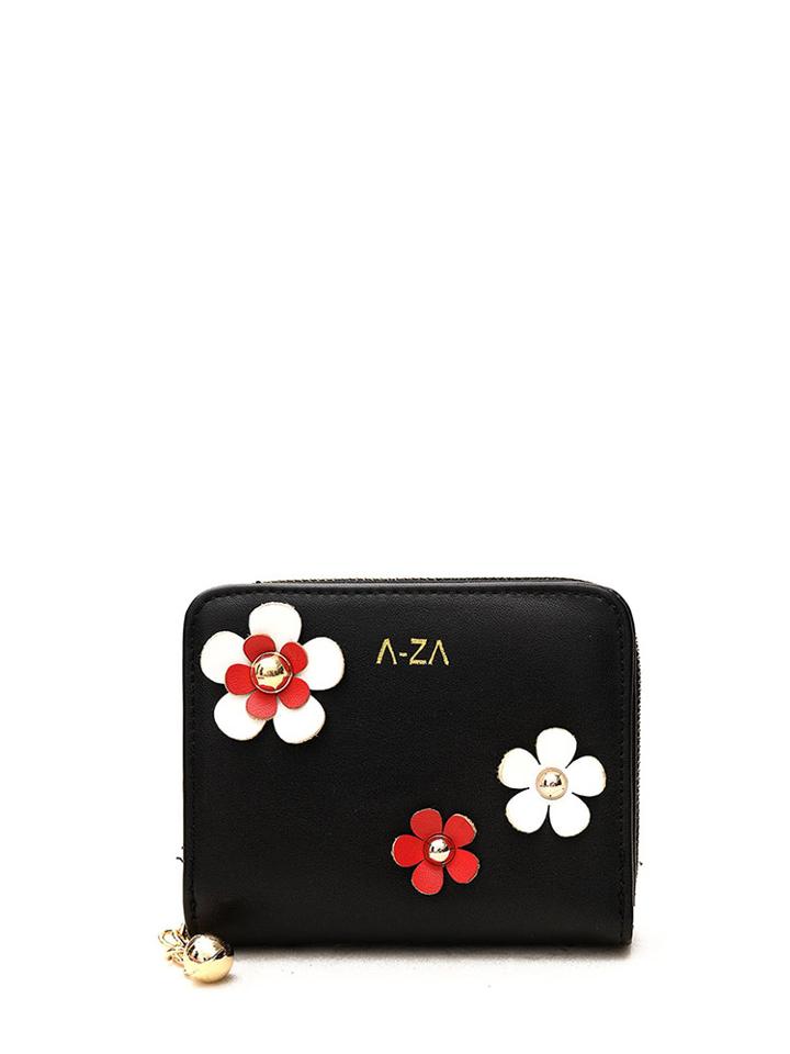 Romwe Flower Decorated Wallet