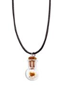 Romwe Flower Pendant Casual Necklace