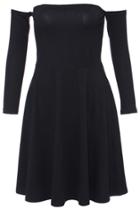 Romwe Romwe Off-shoulder Balck Dress