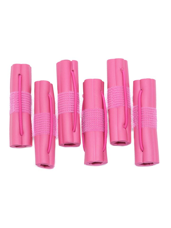 Romwe Pink Hair Curlers Rollers Perm Rods