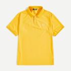 Romwe Guys Letter & Circle Embroidery Buttoned Half Placket Polo Shirt