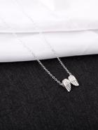 Romwe Wing Design Chain Necklace