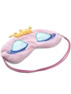 Romwe Pink Crown Eyelash Embroidered Eyeshade