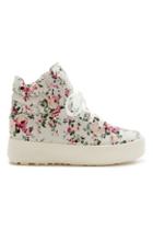 Romwe Romwe Floral Print Platform Shoes