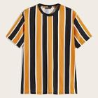 Romwe Guys Colorful Striped Tee