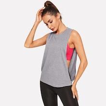 Romwe Low Side Tank Top