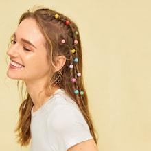 Romwe Simple Pigtail Hair Pin Set 50pcs