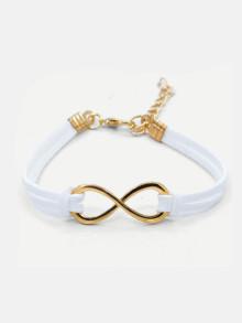 Romwe Letter Eight Design Bracelet