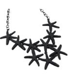 Romwe Black Starfish Chain Necklace