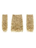 Romwe Light Golden Blonde Clip In Curly Hair Extension 3pcs