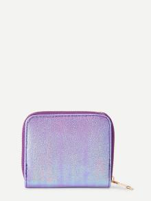 Romwe Iridescent Pu Wallet