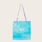 Romwe Iridescent Tote Bag With Double Handle