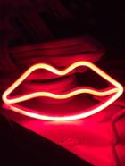Romwe Battery Operated Lip Light Battery Not Include