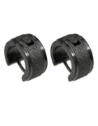 Romwe Black Plated Small Clip On Earrings