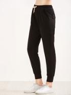 Romwe Drawstring Waist Ribbed Cuff Joggers