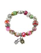 Romwe New Fashion Elastic Colorful Beads Bracelet For Women