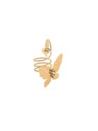Romwe Gold Butterfly Shaped Aestheticism Rings