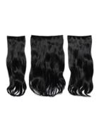 Romwe Raven Clip In Soft Wave Hair Extension 3pcs