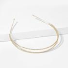 Romwe Double Layered Metal Headband