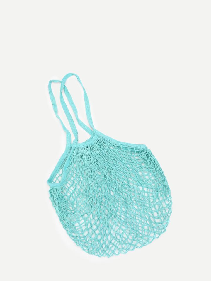 Romwe Fishing Net Tote Bag