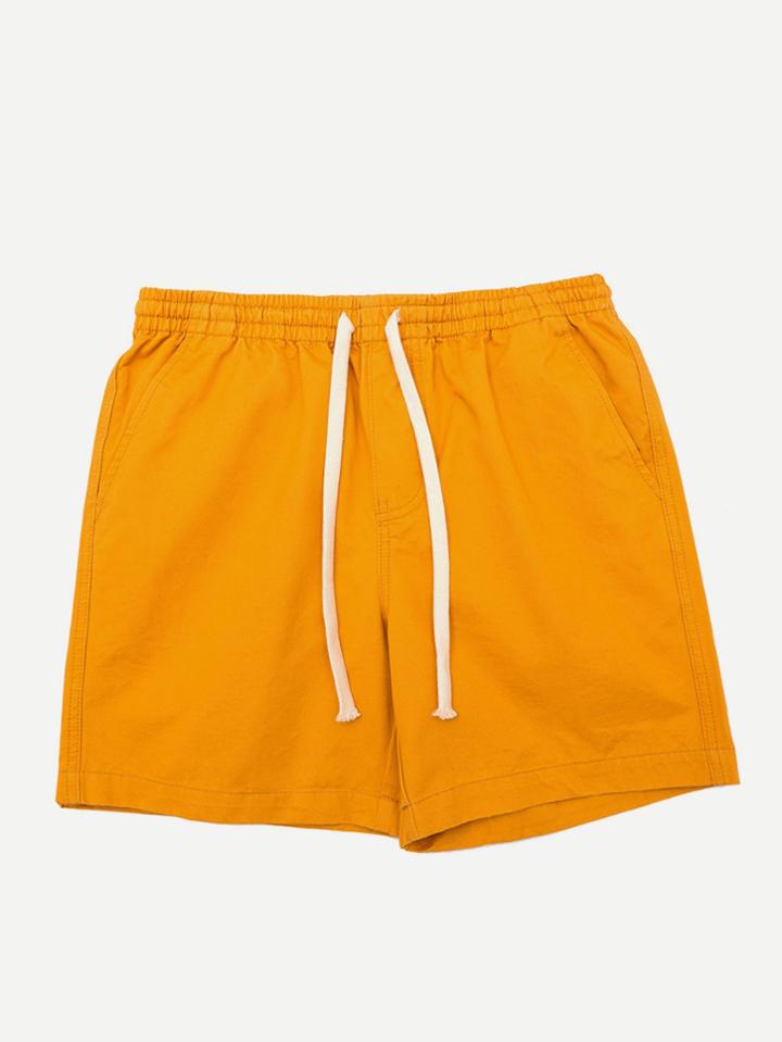 Romwe Men Basic Bermuda Shorts