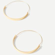 Romwe Simple Design Hoop Earrings