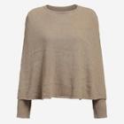 Romwe Soft Knit Ponchos Sweater