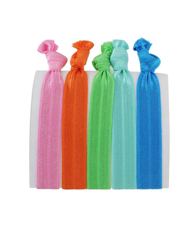 Romwe Green 5 Pcs One Set Hair Band