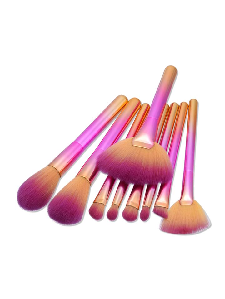Romwe Professional Ombre Makeup Brush 9pcs