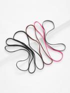 Romwe Mixed Color Hair Tie 6pcs