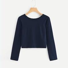 Romwe Basic Long Sleeve Tee