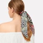 Romwe Paisley Scarf Scrunchies