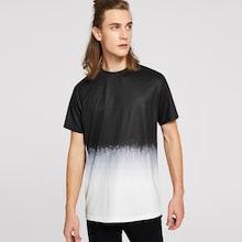 Romwe Guys Two-tone Ombre T-shirt