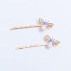 Romwe Bee Decorated Hair Clip 2pcs