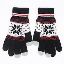 Romwe Men Touch Screen Knit Gloves
