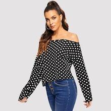 Romwe Asymmetric Shoulder Sweatshirt