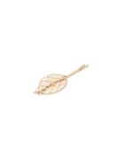 Romwe Golden Hollow Leaf Hair Clip