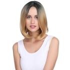 Romwe Two Tone Short Straight Wig 1pc