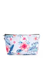Romwe Calico Print Zipper Pouch