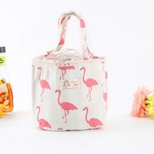 Romwe Flamingo Insulation Storage Bag