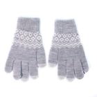 Romwe Geometric Touch Screen Knit Gloves