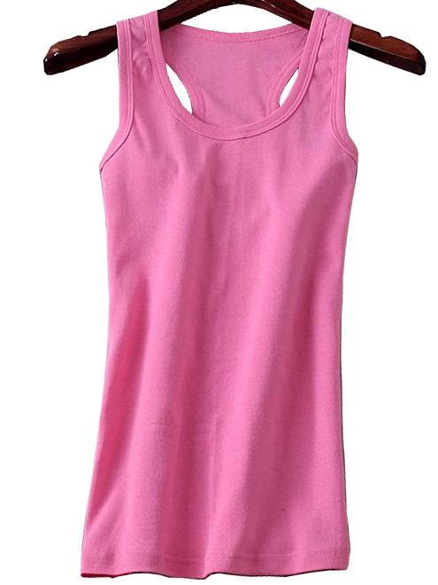 Romwe Y-back Pink Tank Top