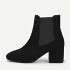 Romwe Elastic Ankle Boots