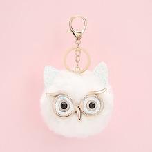 Romwe Owl Design Pom Pom Bag Accessory