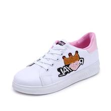 Romwe Crown Embroidered Detail Sneakers