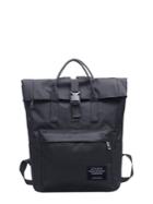 Romwe Roll Up Canvas Backpack