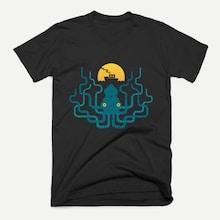 Romwe Guys Cartoon Print Tee