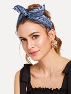 Romwe Geometric Pattern Headband