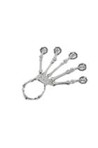 Romwe Silver Skeleton Hand Bracelet