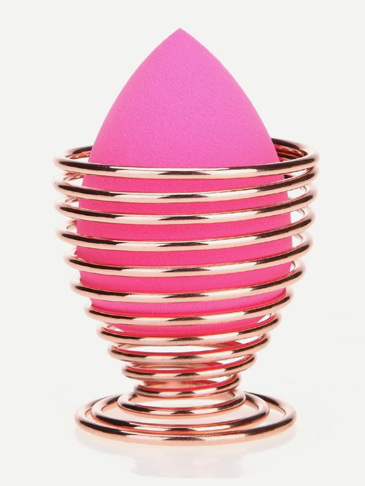 Romwe Makeup Sponge Blender With Drying Rack Stand